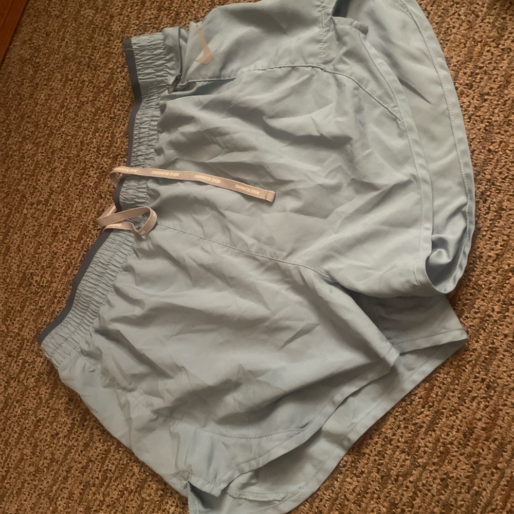 Nike Women's Sky Blue Athletic Shorts
